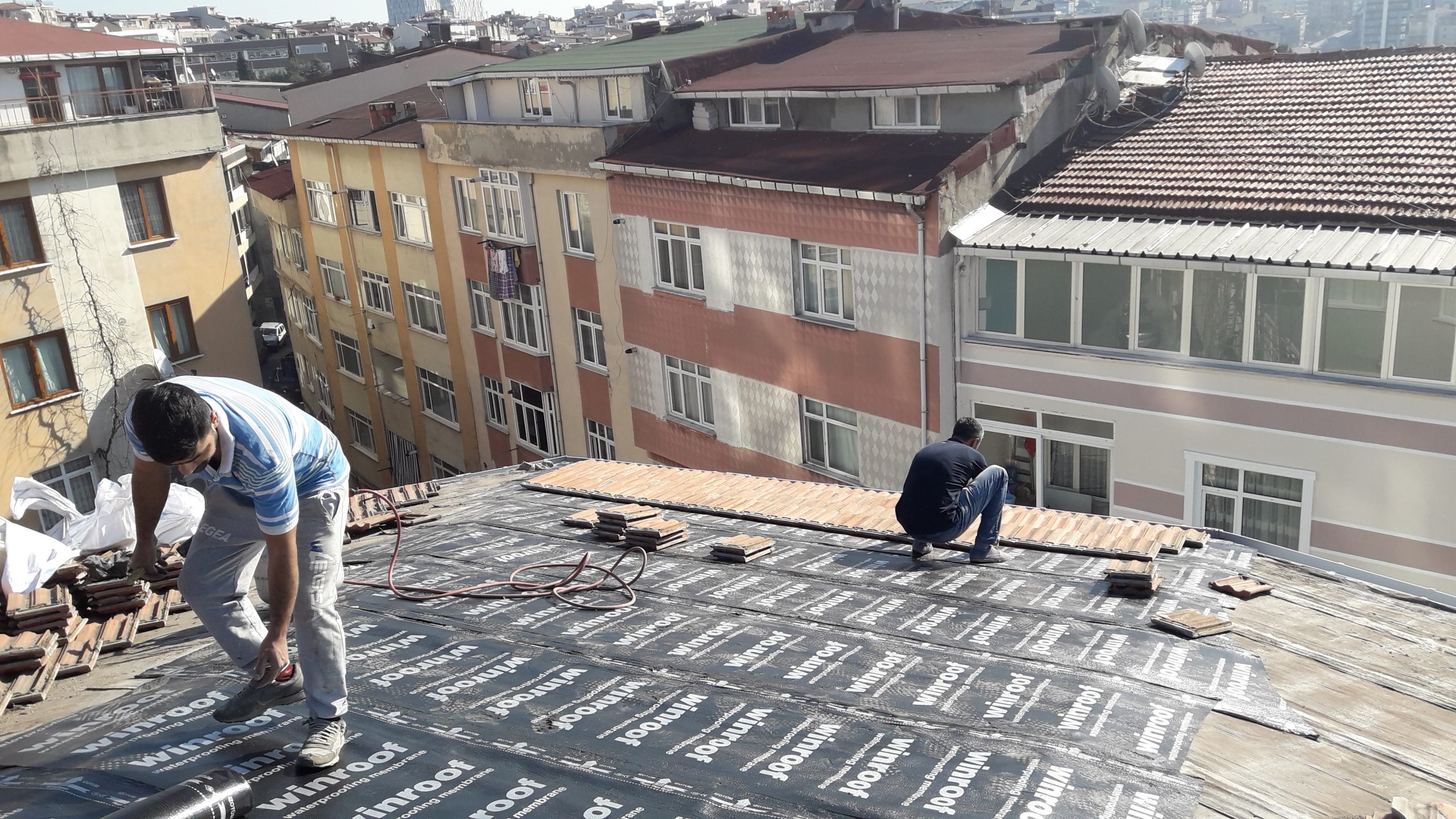 Kağıthane Çatı Onarımı ve İzolasyon Çalışması